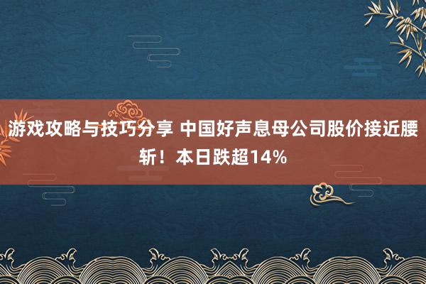 游戏攻略与技巧分享 中国好声息母公司股价接近腰斩！本日跌超14%