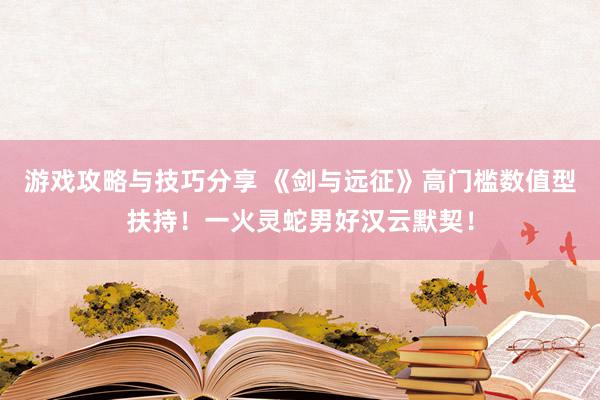 游戏攻略与技巧分享 《剑与远征》高门槛数值型扶持！一火灵蛇男好汉云默契！