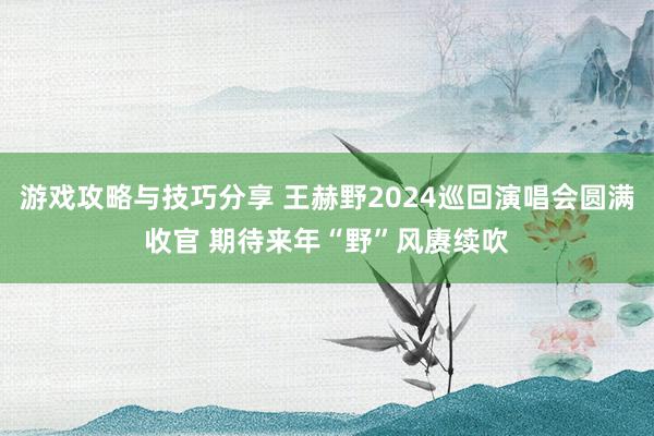 游戏攻略与技巧分享 王赫野2024巡回演唱会圆满收官 期待来年“野”风赓续吹