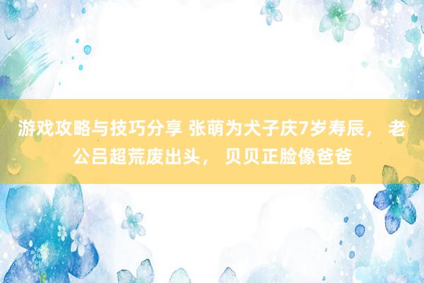 游戏攻略与技巧分享 张萌为犬子庆7岁寿辰， 老公吕超荒废出头， 贝贝正脸像爸爸