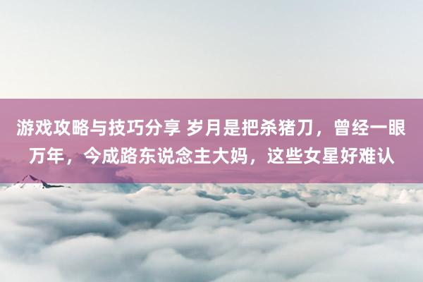 游戏攻略与技巧分享 岁月是把杀猪刀，曾经一眼万年，今成路东说念主大妈，这些女星好难认