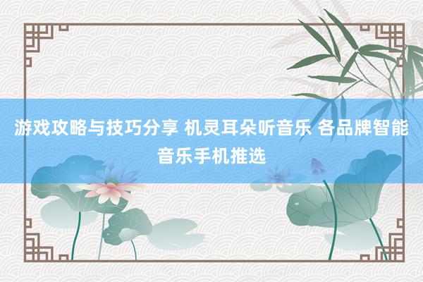 游戏攻略与技巧分享 机灵耳朵听音乐 各品牌智能音乐手机推选